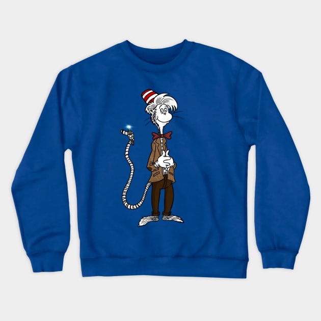 Doctor Who Suess Crewneck Sweatshirt by Oliverbanksart